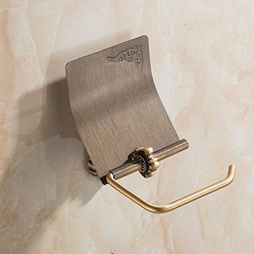 RAXINBANG מודרני חדר אמבטיה מינימליסטי שטח ברונזה אלומיניום מחזיק נייר נייר טואלט מחזיק נייר מגבת מגבת מגבת מחזיק מגבת