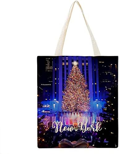 תיק לשימוש חוזר בניו יורק סיטי נסיעות קיפול תיק קיפו תיק קיץ לנשים מתנות למורה למתנות מתנות
