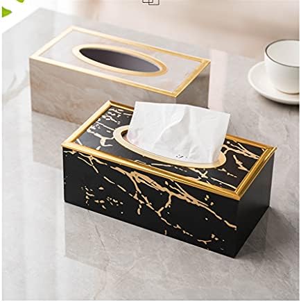 קופסת רקמות שיש רקמות אקרילית קופסת מפיות מחזיק סלון תפאורה משרדי שולחן משרד תפאורה מחזיק נייר טואלט מתקן עיצוב הבית
