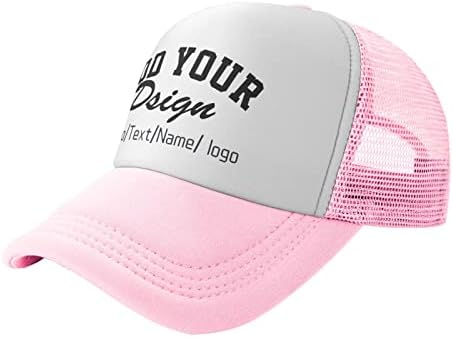 אישית נהג משאית כובע משלך תמונה טקסט שם יוניסקס מותאם אישית בייסבול כובע אבא כובע לגברים נשים אישית רשת שחור כובע