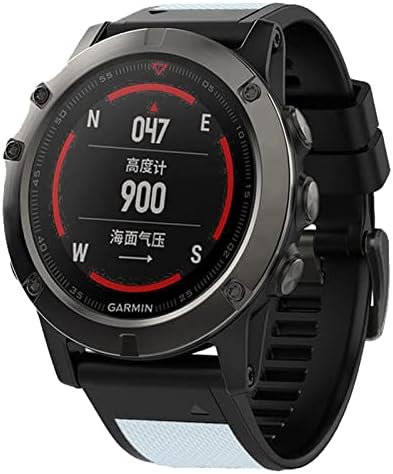 Gxfcuk 26 22 ממ סיליקון מהיר שחרור מהיר רצועות רצועות עבור Garmin Fenix ​​6x 6 Pro Watch Smart Watch Easyfit Band Brand 5 5x Plus 3HR צמיד