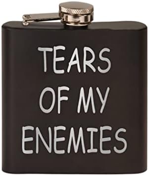 מצחיק דמעות של האויבים שלי נירוסטה בקבוקון פרימיום התאגרף מתנת סט מט שחור מתנה נהדרת בשבילו אבא אב איסור פרסום בדיחה מתנה
