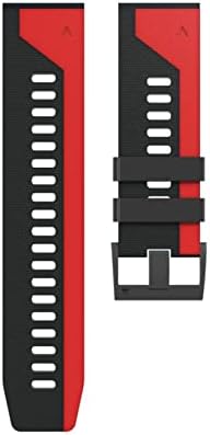 Umcnvv 22 26 ממ QuickFit רצועת שעון עבור Garmin Fenix ​​6 6x Pro 5x 5 Plus 3HR 935 945 S60 SmartWatch Band Silicone Bracelet צמיד כף יד