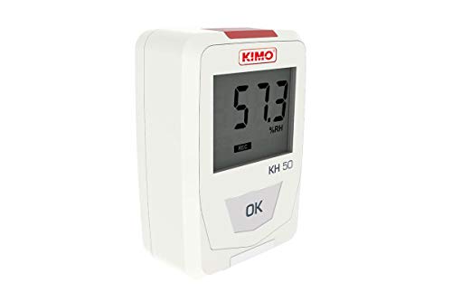 KIMO KH 50 טמפרטורה ולחות לכתב נתוני מדגרה לתעשיית הפארמה, תהליך ואחסון של מוצרים הגיוניים, טווח: -20 עד 70 מעלות צלזיוס, דגם מס ': KH50