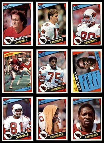 1984 Topps St. Louis Cardinals כדורגל כמעט שלם קבוצה סט של St. Louis Cardinals-FB NM/MT Cardinals-FB