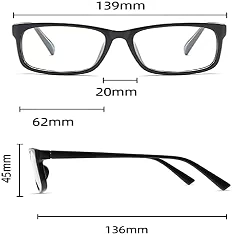משקפיים קוצר ראיה ענקיות קצרי רואי שימוש יומיומי גברים נשים משקפיים מרחק שחור