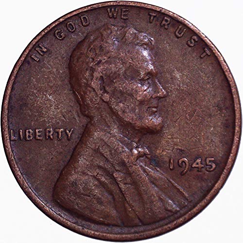 1945 לינקולן חיטה סנט 1 סי מאוד בסדר