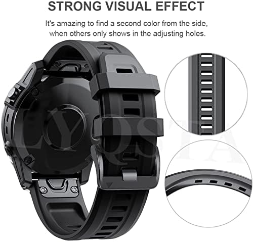 ברט סיליקון מהיר שחרור מהיר רצועת שעון עבור Garmin Instinct 2 fenix 7 7x 6x 6x pro 5x Smartwatch 26 22 20 ממ להקת שורש כף היד EasyFit