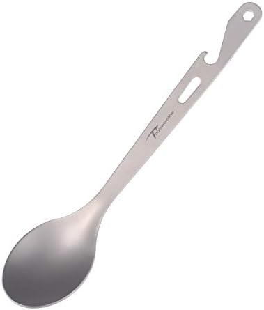 Timberbrother Titanium Spoon קמפינג קל משקל חיצוני