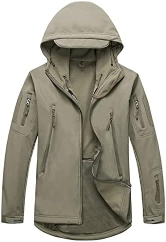 Adsssdq zip מעילי שרוולים ארוכים Gents Super Soft Plus Size Parka Parkauflage נוח Polyest Classic Travel Fall Travel