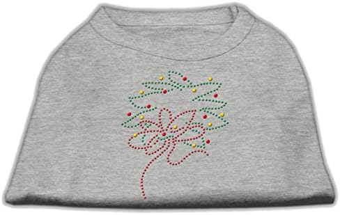 מוצרי חיות מחמד של מיראז 'בגודל 16 אינץ' זרוע חג המולד של חולצת הדפס ריינסטון לחיות מחמד, X-LAGE, כחול תינוק