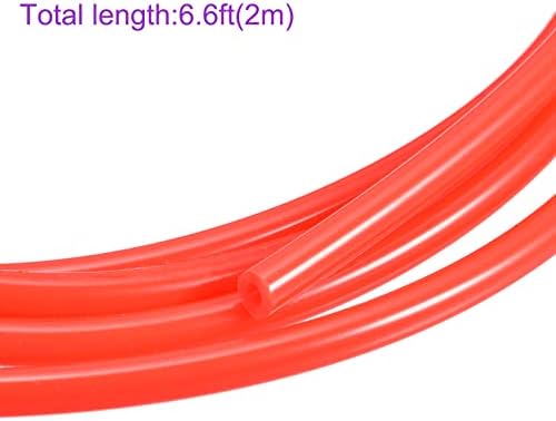 DMIOTECH 1/8 ID 3/16 OD 6.6 רגל צינור סיליקון אדום צינורות סיליקון תעשייתי למשאבת אוויר מים