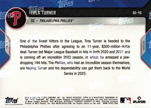 2012 Topps Now OS -45 TREA Turner כרטיס בייסבול - שלטים עם פילדלפיה פיליס - רק 933 תוצרת!