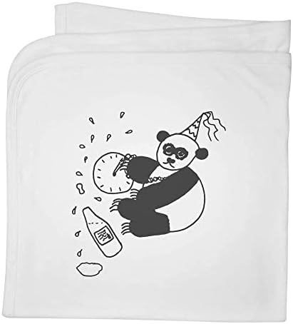 Azeeda 'Party Panda' שמיכה/צעיף כותנה כותנה