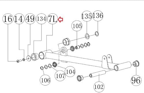 חילופי כושר הידרה כף רגל שמאל סוגר דוושת 1000439249 עובד עם HT5.0 - EP031 צעד צעד