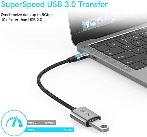 מתאם Tek Styz USB-C USB 3.0 תואם לממיר הנשי Vivo X80 Pro OTG Type-C/PD USB 3.0.