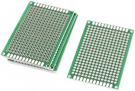 AEXIT 6PCS לוחות אבות-טיפוס לצד כפול אבות-טיפוס נייר להילחן נייר אוניברסלי PCB Circboard Circody Coards Board 4x6CM