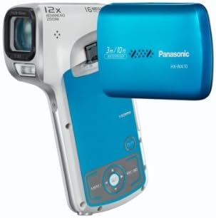 Panasonic HX-WA10K אטום למים כפול HD מצלמת וידיאו עם זום אופטי 5x ומסך LCD בגודל 2.6 אינץ '