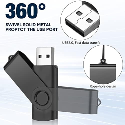 Aoriher 50 חבילה USB 2.0 כונני פלאש