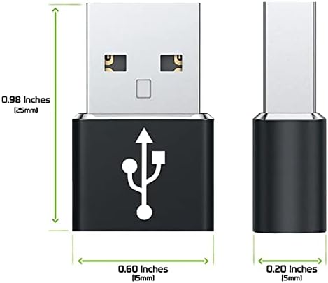 USB-C נקבה ל- USB מתאם מהיר זכר התואם למכשירי מרצדס 2020 ספרינטר 2500 למטען, סנכרון, מכשירי OTG כמו מקלדת, עכבר, רוכסן, GamePad, PD
