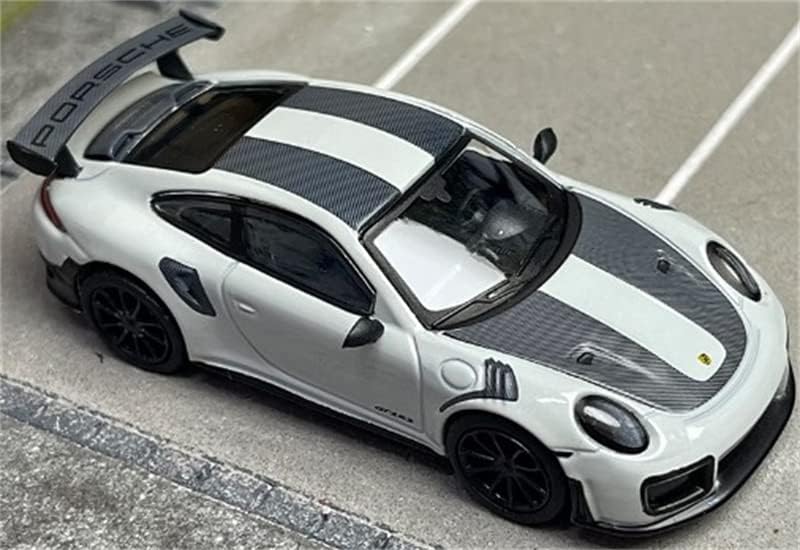 עבור Floz for Porsche עבור 911GT2RS מכונית ספורט מהדורה מוגבלת לבן 1:64 משאית Diecast דגם שנבנה מראש