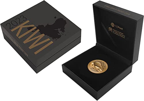 2023 דה קיווי פאוורקוין 1/4 גרם מטבע זהב 10 $ ניו זילנד 2023 0.25 גרם הוכחה