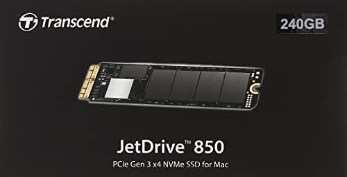 Transcend 240GB Jetdrive 850 NVME PCIE GEN3 X4 SSD SOLID STADE DRIVE TS240GJDM850