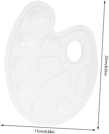 Favomoto 2 ערכות ציור פירוט פנים פיגמנט פנים ציור נייד אמן אקריליק עם ניילון קטן לערבוב צבע ציפורניים קצה ומברשות צביעה של פלטות צבע רב-פונקציונליות משק בית
