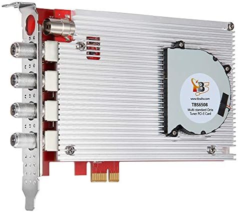 TBS6508 DVB-S2X / S2 / S / T2 / T / C2 / C כרטיס PCIE אוקטה רב-סטנדרטי