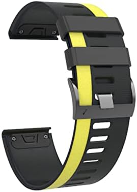 Eeomoik Sport Silicone Watchband רצועת כף היד עבור Garmin Fenix ​​7x 7 6x 6 Pro 5x 5 Plus 3 3HR 935 945 Easy FIT שחרור מהיר 26 22 ממ Wirstbands