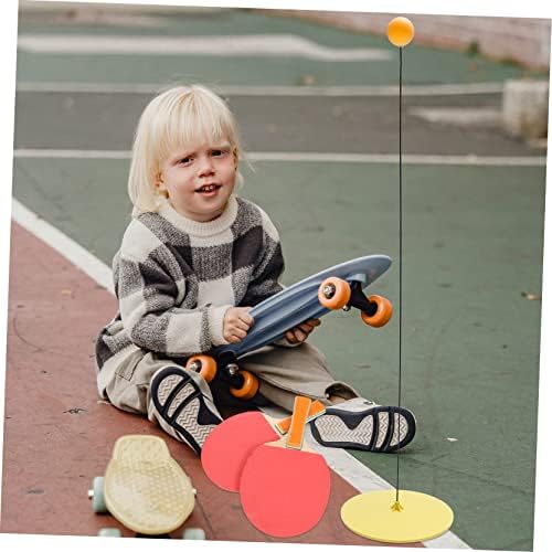 Inoomp 1 סט שולחן טניס טניס צעצוע צעצועים קופצני לחליפת ילדים לילדים טניס שולחן צעצוע של משחק אינטראקטיבי
