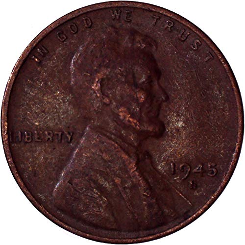 1945 S Lincoln Weat Cent 1C בסדר מאוד