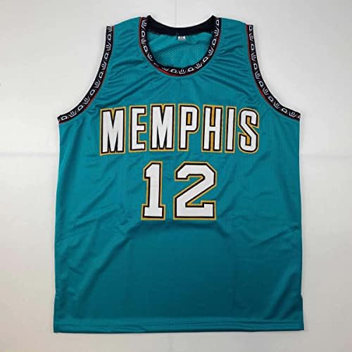 חתימה/חתומה JA Morant Memphis Teal Gaverball Jersey JSA COA