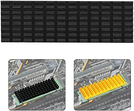 Zyyini Bindpo SSD Conty Heat Conty, 70x22x3mm PCIE M.2 SSD 2280 קירור מחשב מחשב מצב מוצק קירור, מתאים לחלוטין ל- SSD, סוחרים יותר חום מ- SSD במהירות