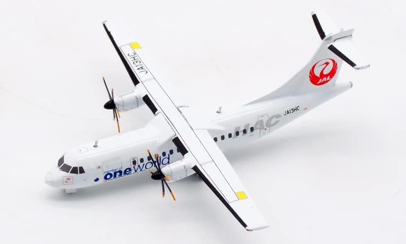 כנפי JC JAL HAC ATR-42-600 JA13HC חבר בעולם אחד 1/400 מטוסי דיאסט דגם שנבנה מראש