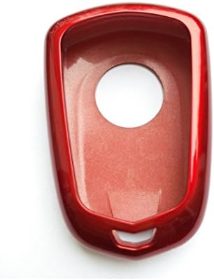 אדום צבע מרחוק מפתח מקרה מחזיק כיסוי פוב עבור 2015 קדילאק