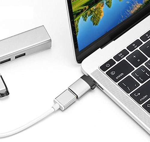 כבל Goxwave תואם ל- VAIO SX-14-USB-C ל- PortChanger, USB Type-C OTG USB מחזיק מפתח נייד ל- VAIO SX-14-Slate Black