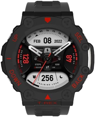 תואם למקרה Amazfit T-Rex 2, Lamshaw נגד Scratch קל משקל קל של פגוש פגוש תואם ל- Amazfit T-REX 2 Watch Smart Watch