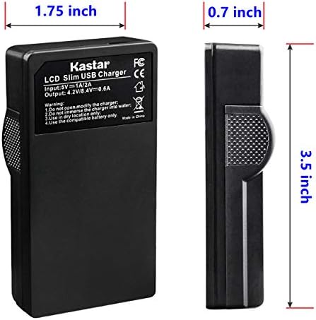 KASTAR LCD מטען USB עבור URC 11N09T NC0910 RLI-007-1 MX-810 MX-880 MX-890 MX-950 MX-980 שלט מרחוק אוניברסלי