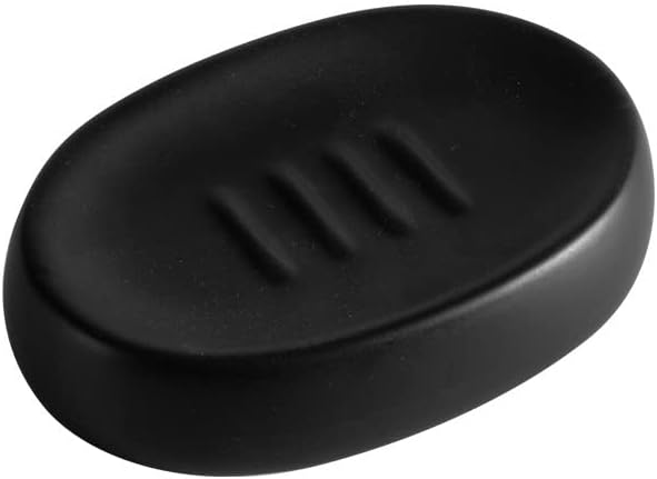 אביזרי אמבטיה מתקן לסבון נוזלי שחור קרמיקה מברשת שיניים מחזיק כוס סבון צלחת שמפו בקבוק מתקן לסבון נוזלי