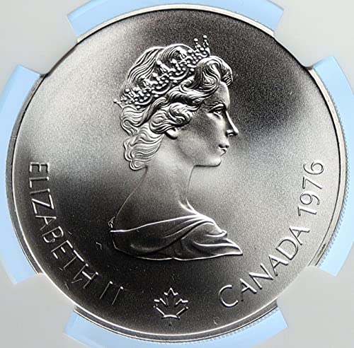 1976 CA 1976 קנדה אליזבת השנייה אולימפיאדת מונטריאול שסיפה 5 $ MS 69 NGC
