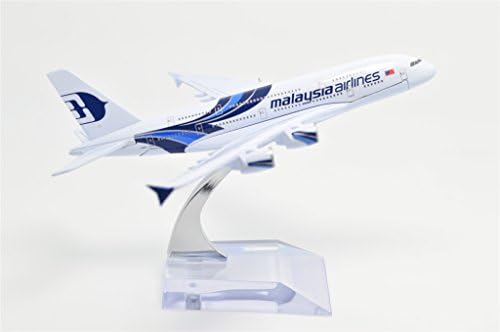 שושלת טאנג 1: 400 16 סמ AIRBUS A380 ציור חדש Malaysia Airlines Airlines Metal Metlant Model Modice Mkine Toy Modic