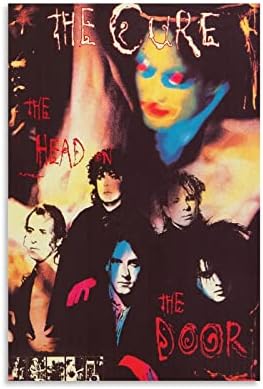 להקת רוק Loebke The Cure Vintage Music Poster כרזת ציור דקורטיבי כרזות קיר קיר ותמונת אמנות מודרנית פוסטרים לעיצוב חדר שינה משפחתי 12x18 אינץ '