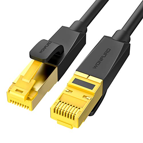 CAT 8 כבל Ethernet למחברים RJ45, כבל Ethernet, כבל אינטרנט למתאם אתרנט, כבל LAN, משחק אתרנט-כבל אתרנט, חיצוני ומקורה Wifi WiFi כבל PS4