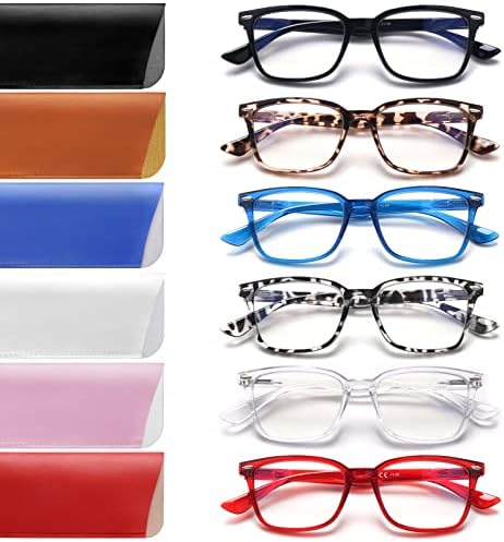 קריאת משקפיים לנשים גברים, גבירותיי מחשב קוראי כחול אור חסימת משקפי אביב ציר משקפיים