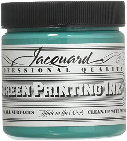 Jacquard Profession Print Print INK, Solid-Solide, 4oz Jar, turquoise