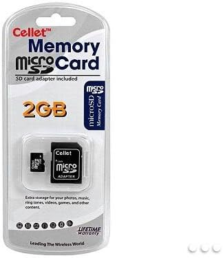 כרטיס זיכרון 2 ג ' יגה-בייט עבור מוטורולה 980 טלפון עם מתאם.