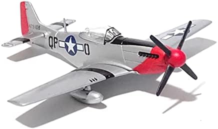 דגמי מטוסים 1: 100 דגם בקנה מידה מתאים לחיל האוויר הקלאסי של מלחמת העולם השנייה P51D מוסטנג מטוס צעצוע צבאי תצוגה גרפית אספנית