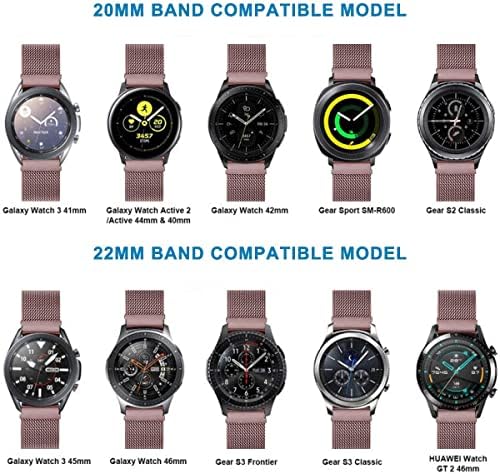 תמונת מוצר Valkit תואמת את Galaxy Watch 3 41 ממ תואם Galaxy Watch 4 להקה 40 ממ 44 ממ צרור