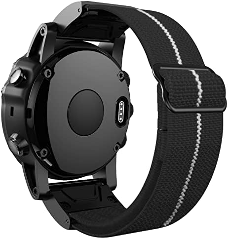 Kavju Quickfit Watchband Strap for Garmin Fenix ​​6 6x Pro 5x 5 Plus 3HR 935 945 S60 לולאת ניילון 22 26 ממ להקת שעון אלסטית עבור Fenix ​​7 7x צמיד כף יד